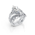 Royal Marquise Crown Ring Set