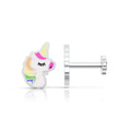 Colorful Unicorn Stud