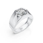 Bold Solitaire Diamond Ring