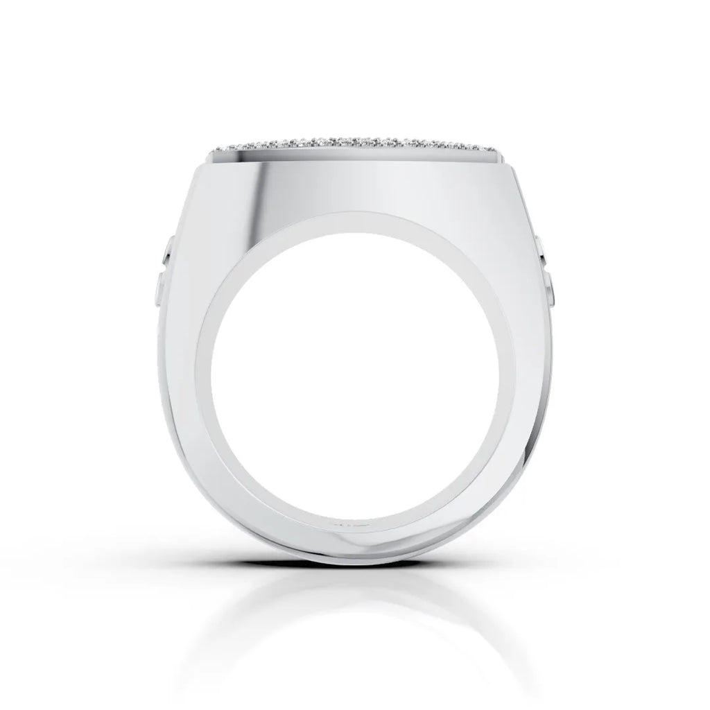 Bold Square Ring in Premium