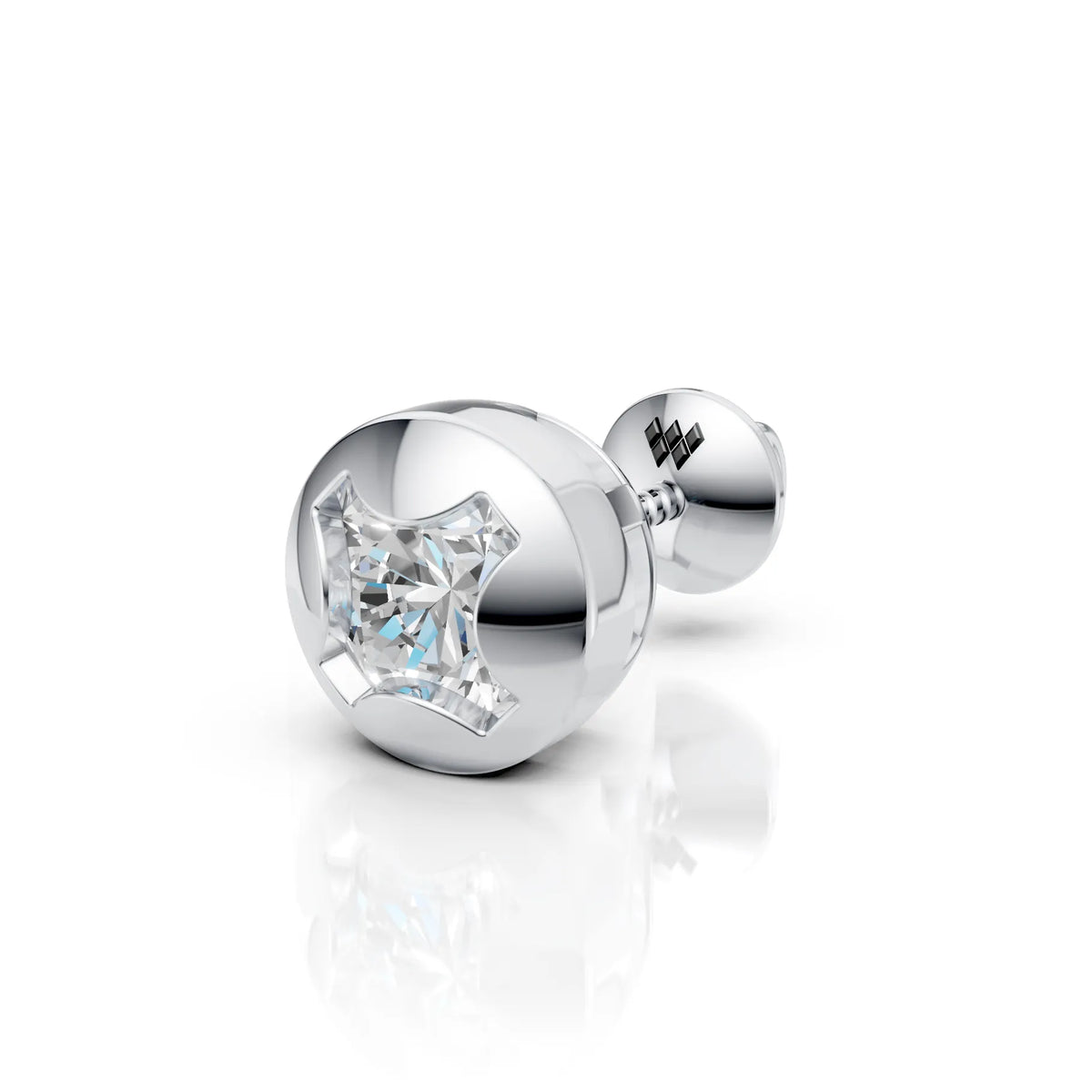 Orbit Frame Diamond Stud (1 PC)