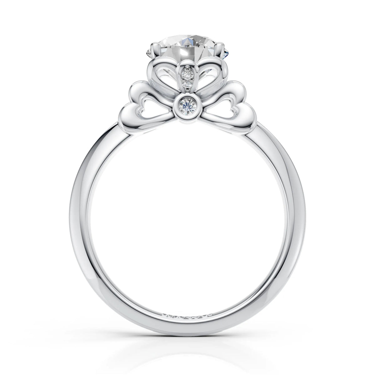 Round Brilliant Floral Diamond Ring