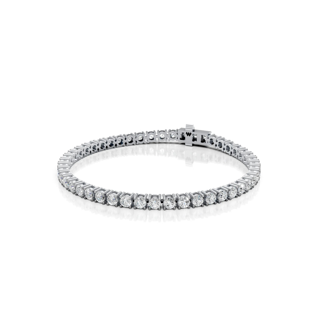 3.5 MM Round Shaped Tennis Bracelet