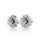 Sunflower Yellow Diamond Earring