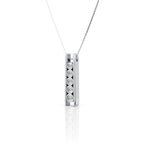 Five Stone Bar Necklace