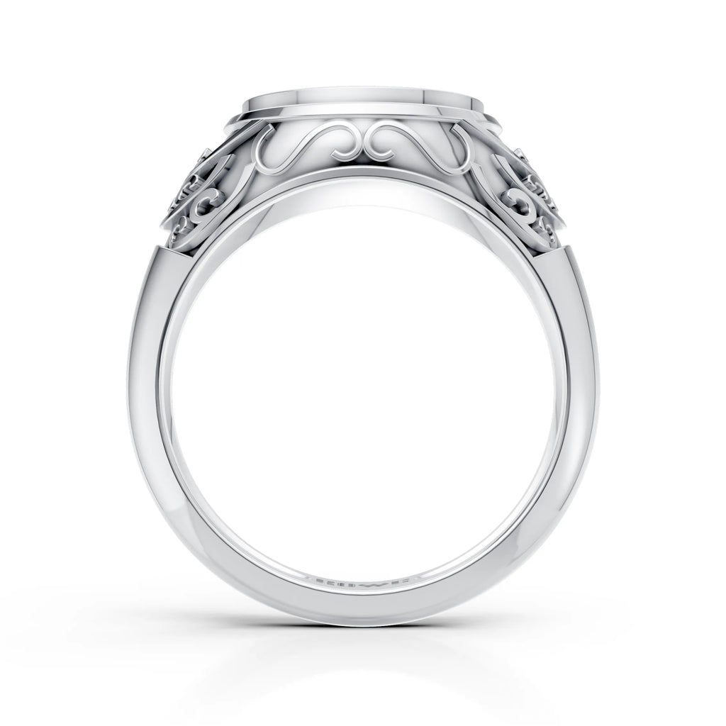 Luxury Swan Emblem Statement Ring