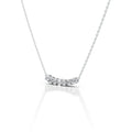 Curved Sparkle Bar Necklace