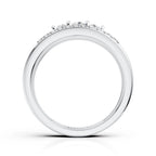 Classic Diamond Cluster Wedding Ring