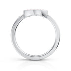 Pink Diamond Circle Halo Ring