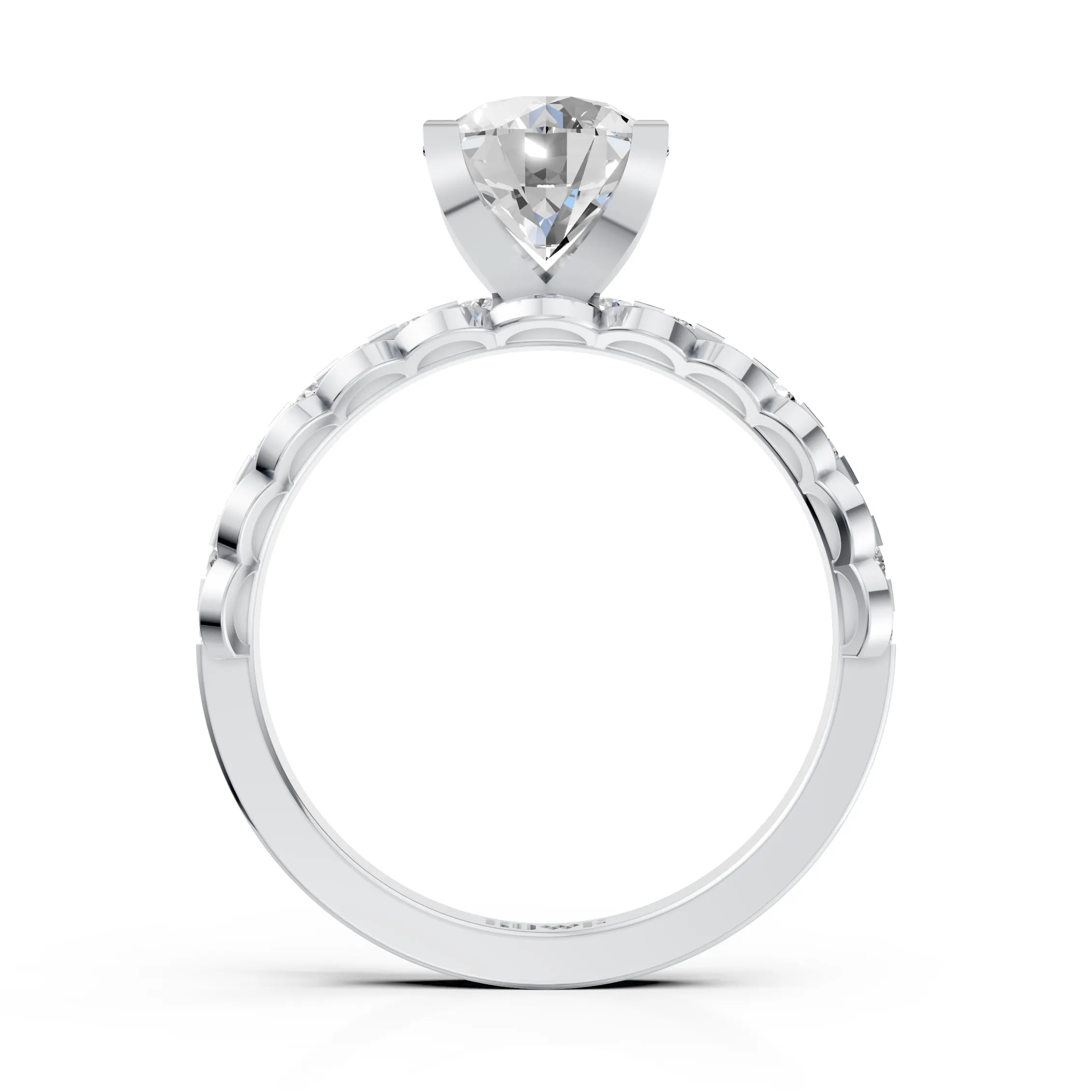 Round Solitaire Diamond Ring