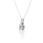 Classic Double Diamond Solitaire Pendant