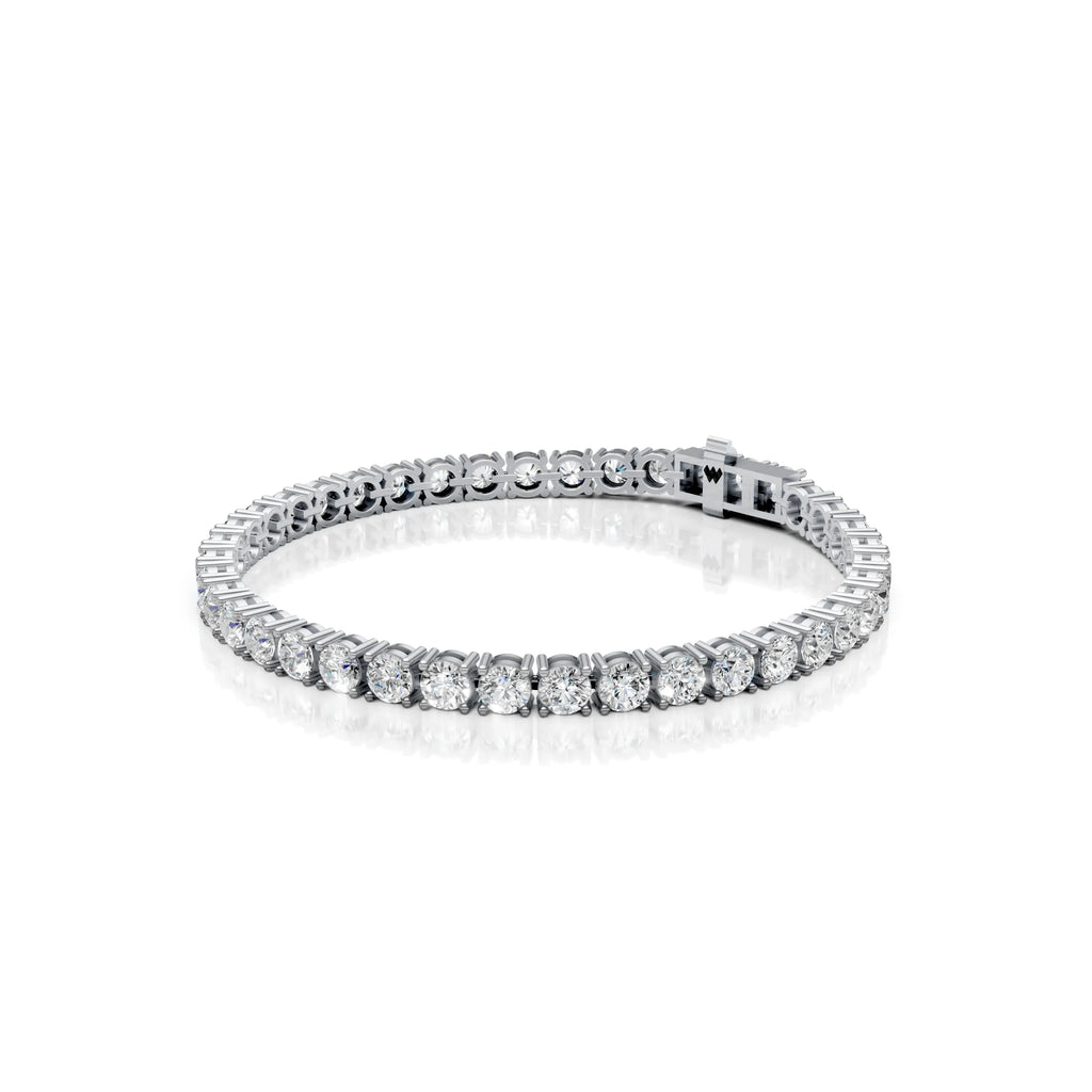 4.5 MM Round Shaped Tennis Bracelet