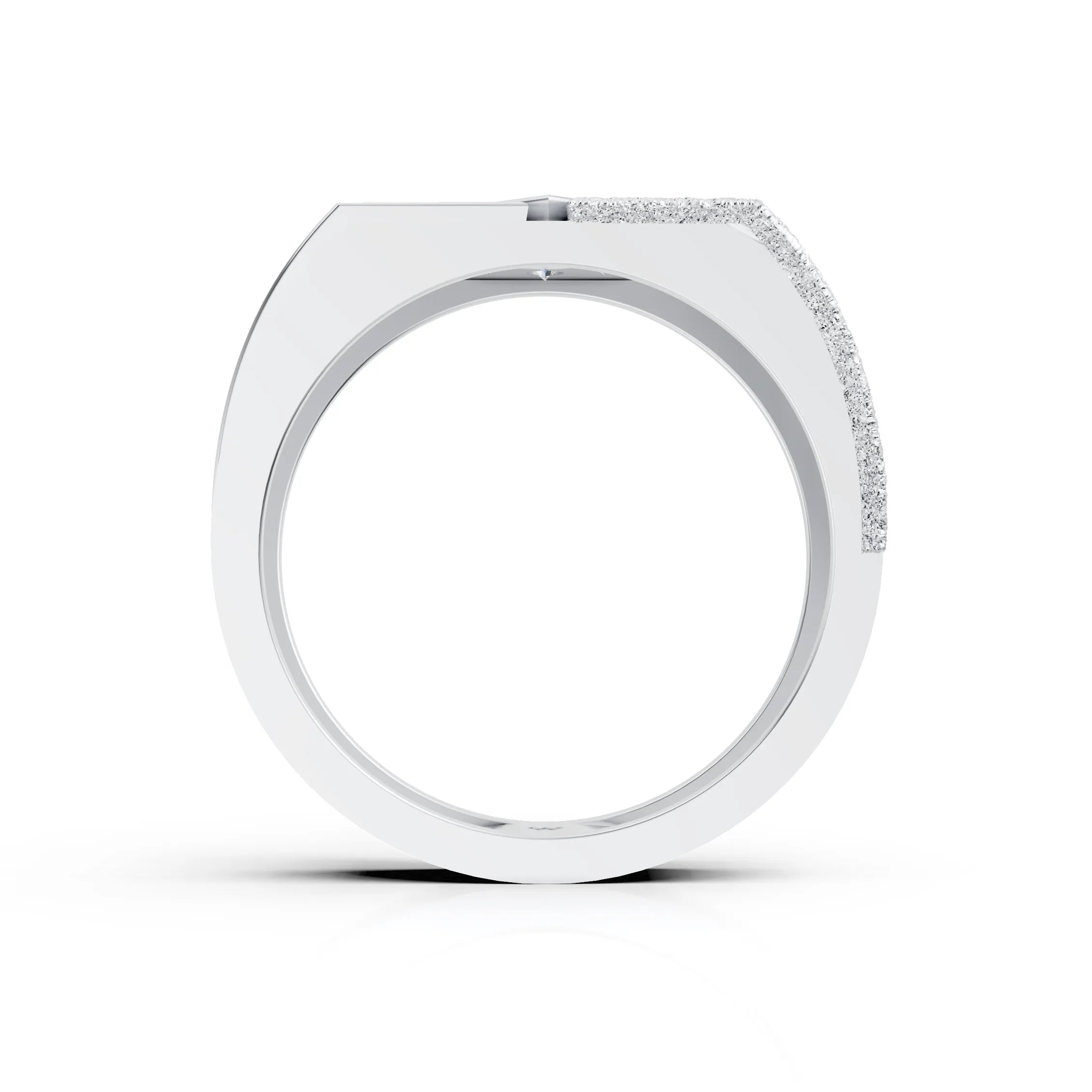 Geometric Diamond Ring