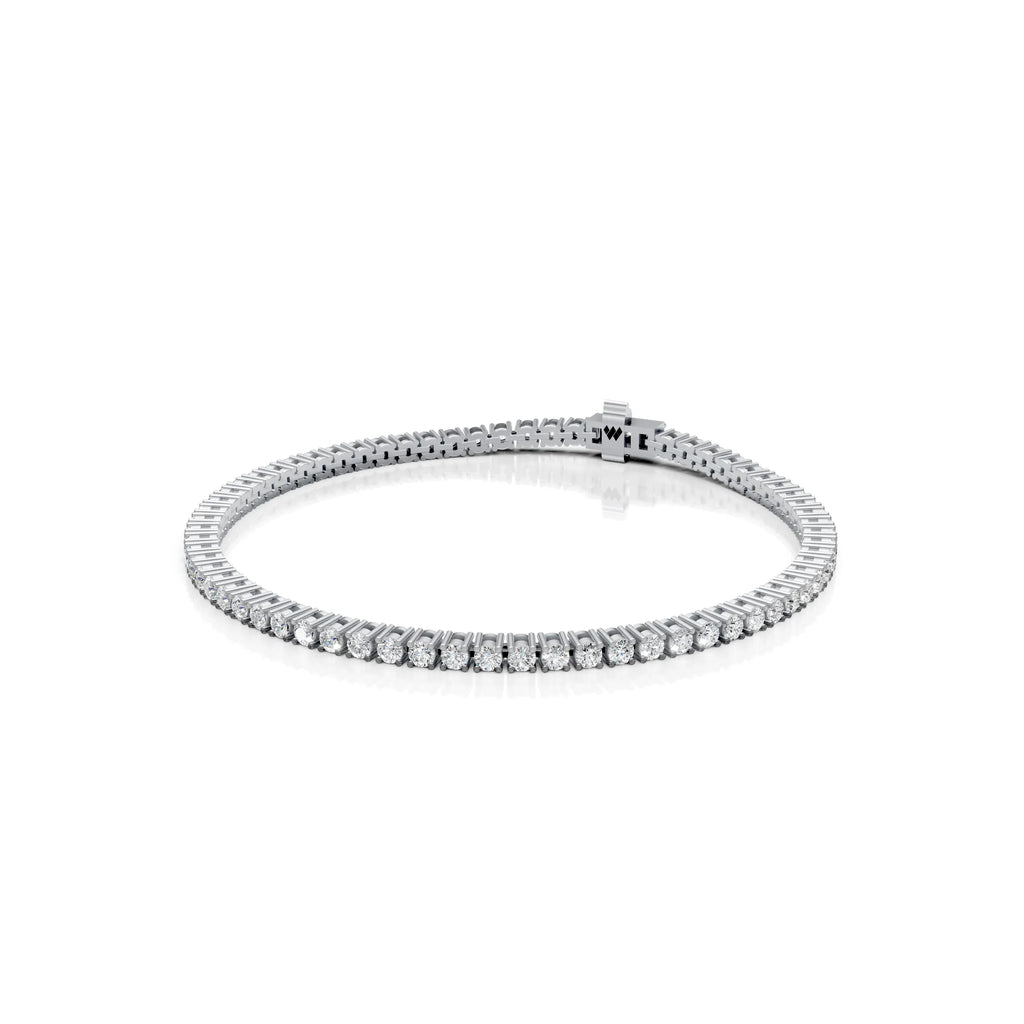 2.5 MM Round Shaped Tennis Bracelet