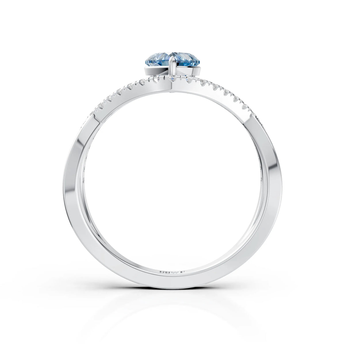Blue Heart Ring