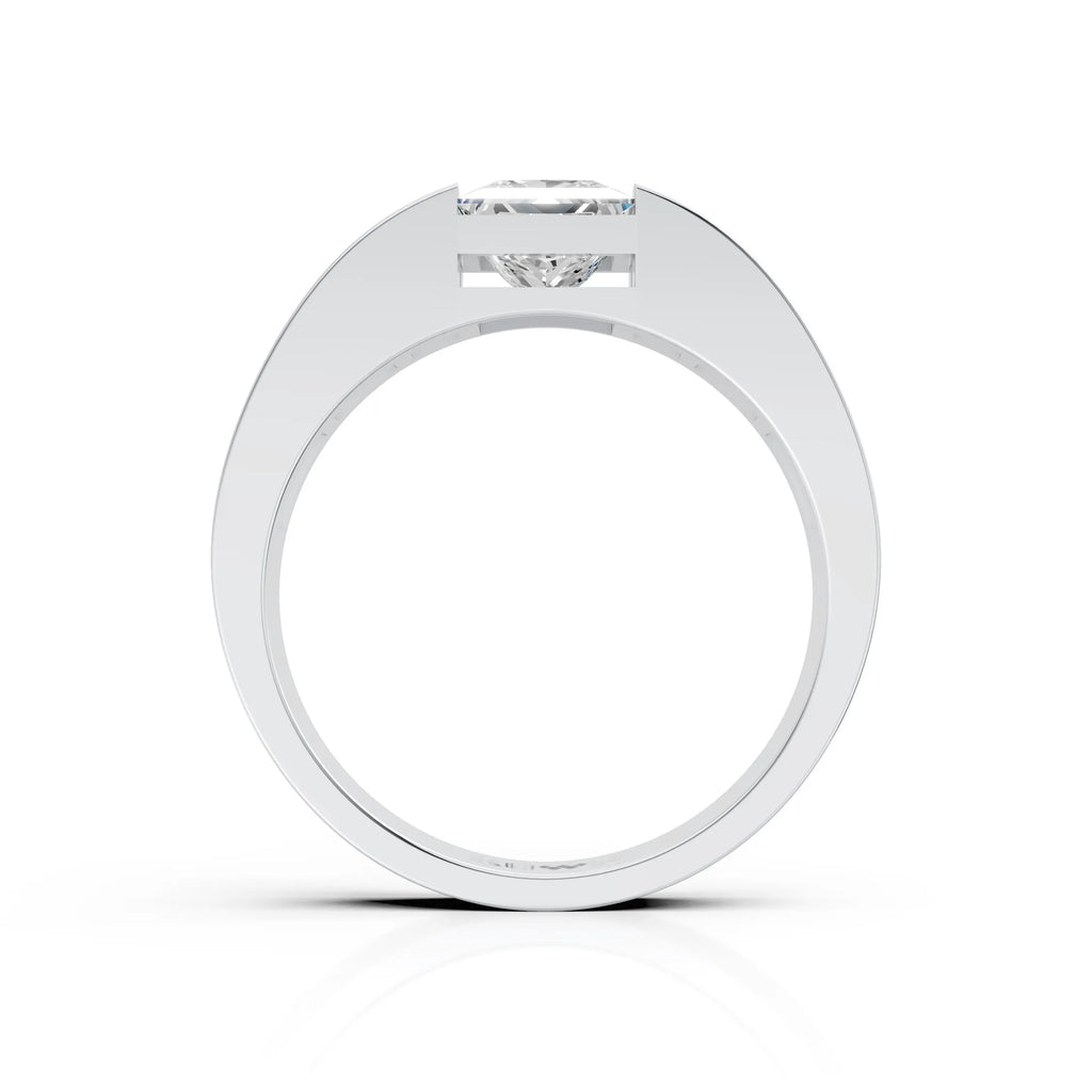 Elegant Princess-Cut Ring