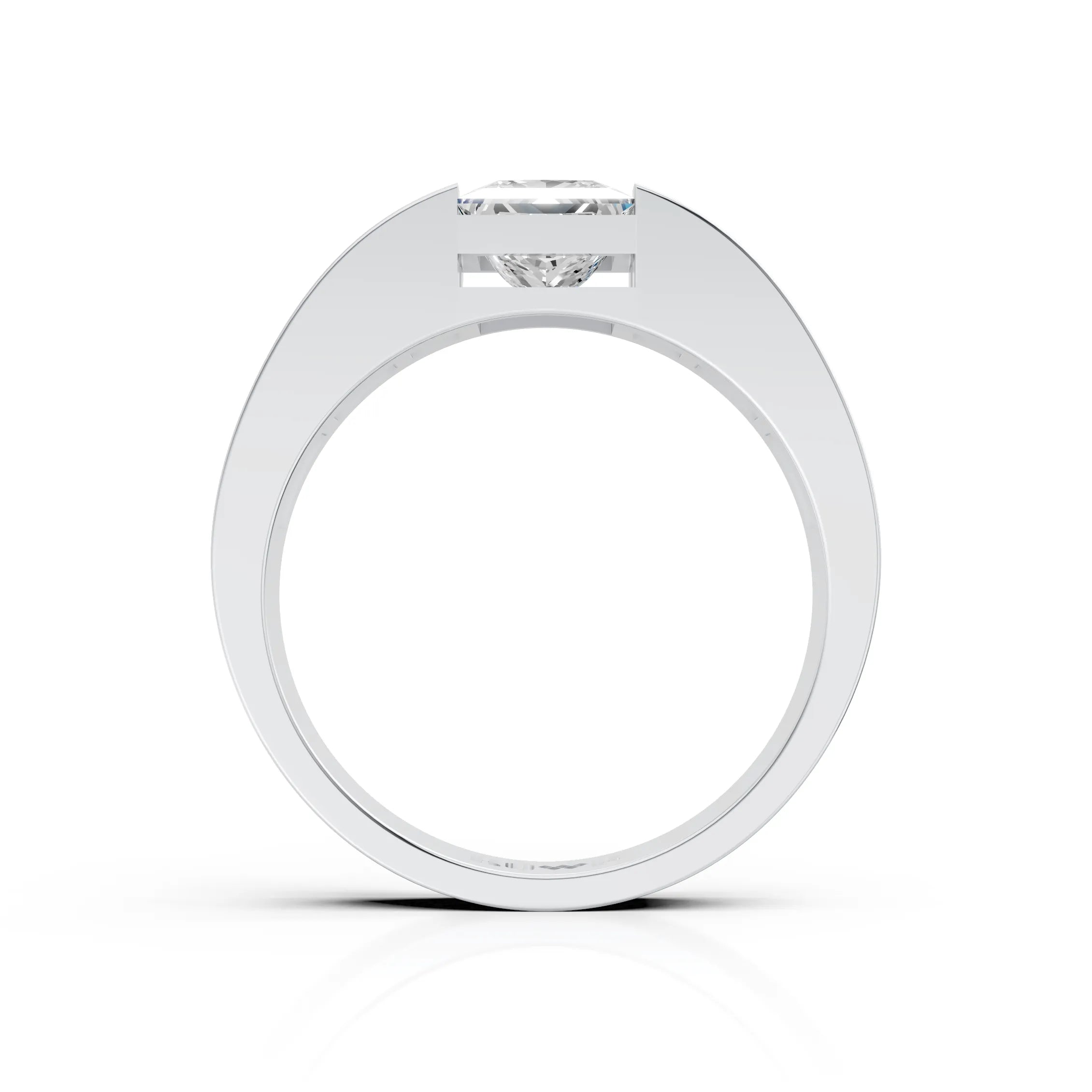 Elegant Princess-Cut Ring