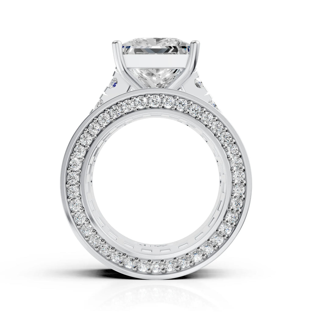 Princess Cut Wedding Ring Set