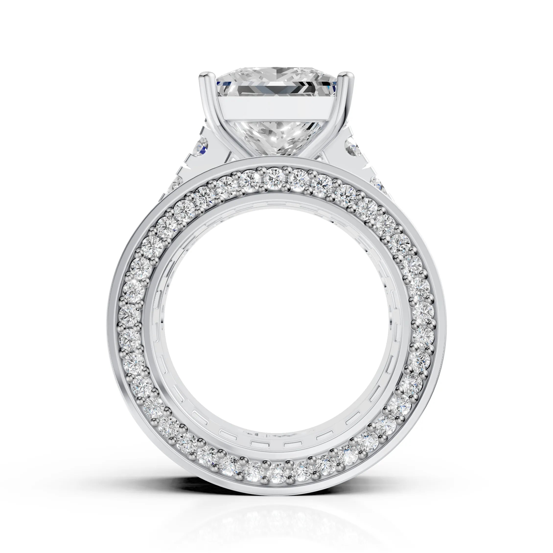 Princess Cut Wedding Ring Set