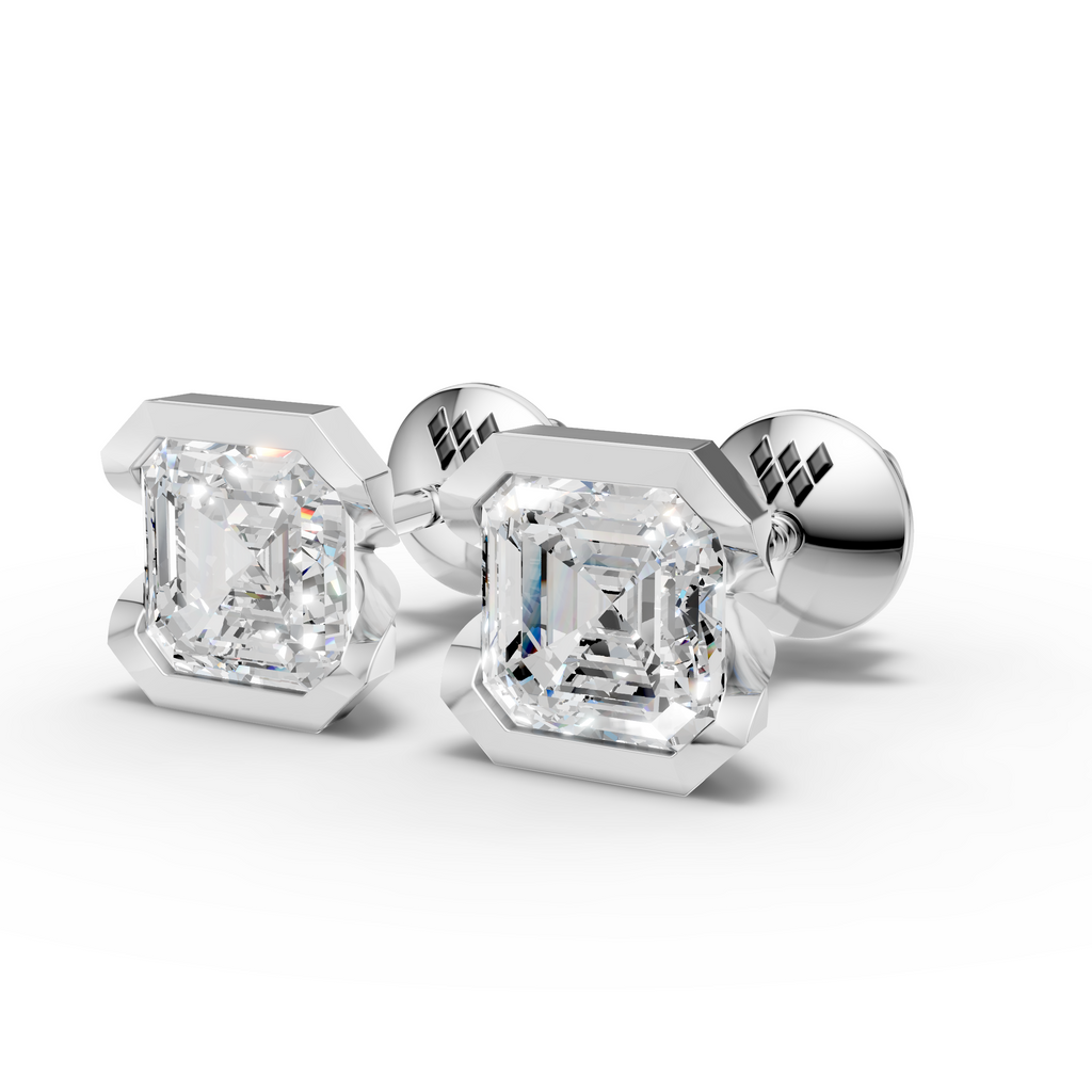 Asscher Vault Earring (1 Pair)