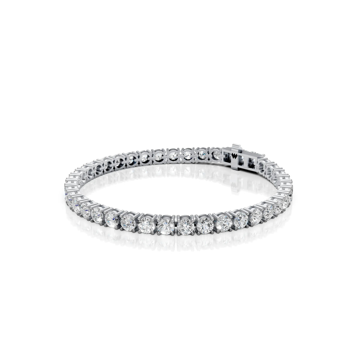 4.5 MM Round Shaped Tennis Bracelet