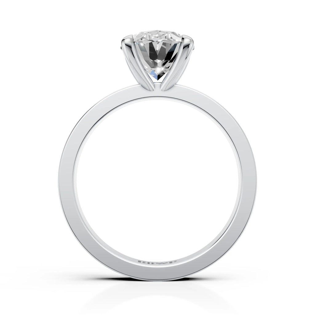 Oval-Cut Solitaire Ring