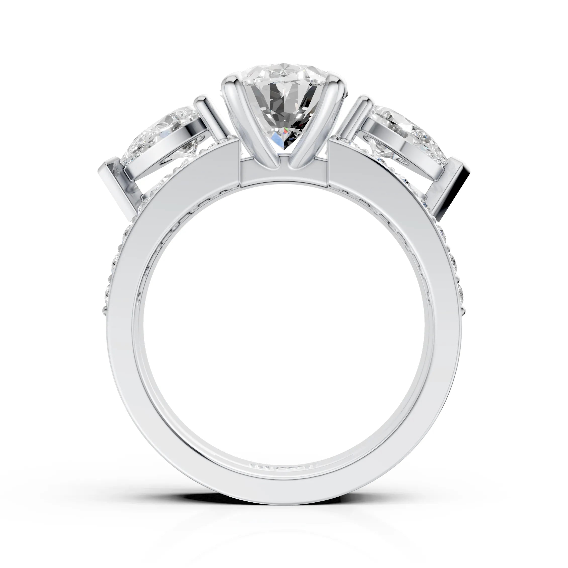 Oval & Pear Diamond 2-in-1 Ring