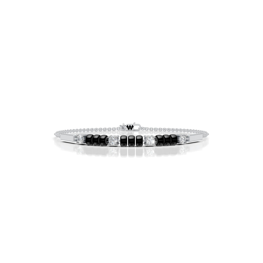 Onyx Rhythm Anklet