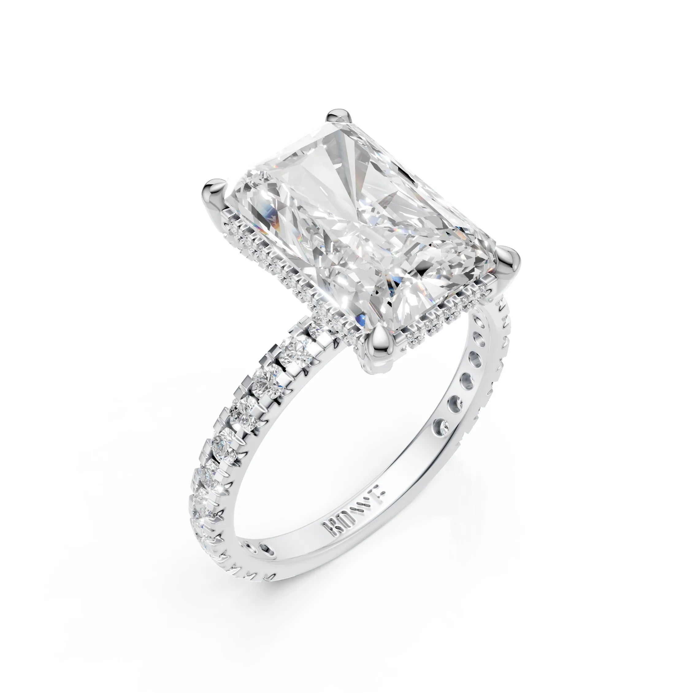 Radiant-Cut Diamond Ring