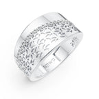 Floral Lace Diamond Ring
