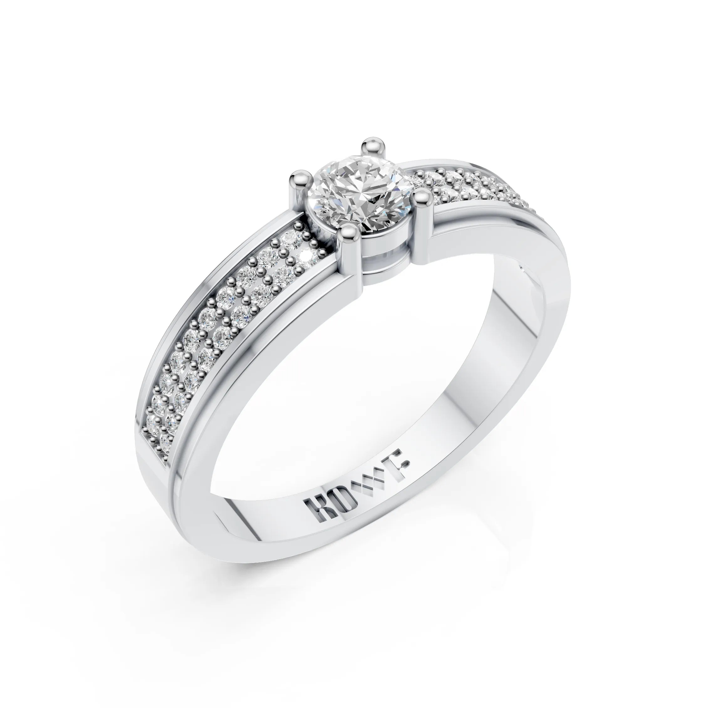 Celeste Solitaire Diamond Ring