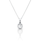Classic Double Diamond Solitaire Pendant