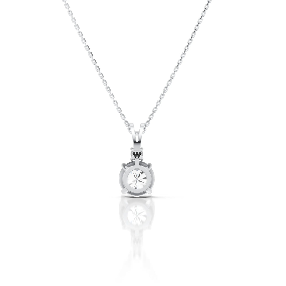 Classic Double Diamond Solitaire Pendant