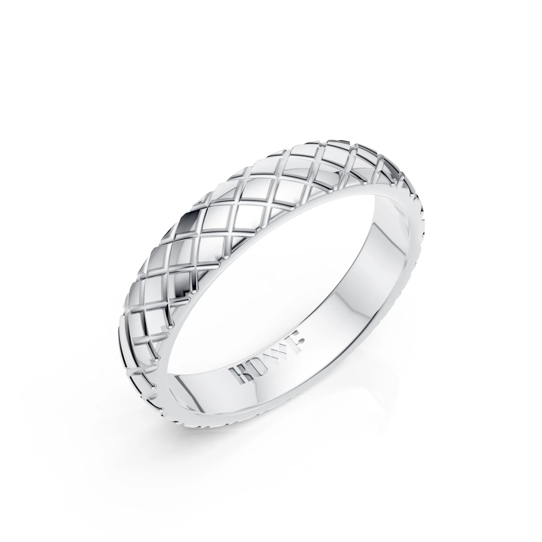 Textured Band Ring