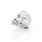 Blue Center Halo Diamond Stud (1 PC)