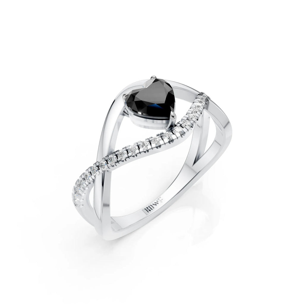 Black Heart Ring