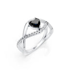 Black Heart Ring