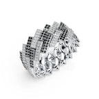 Black & White Cuban Ring