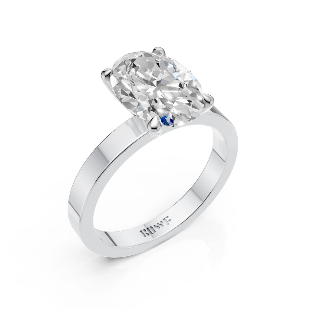 Oval-Cut Solitaire Ring