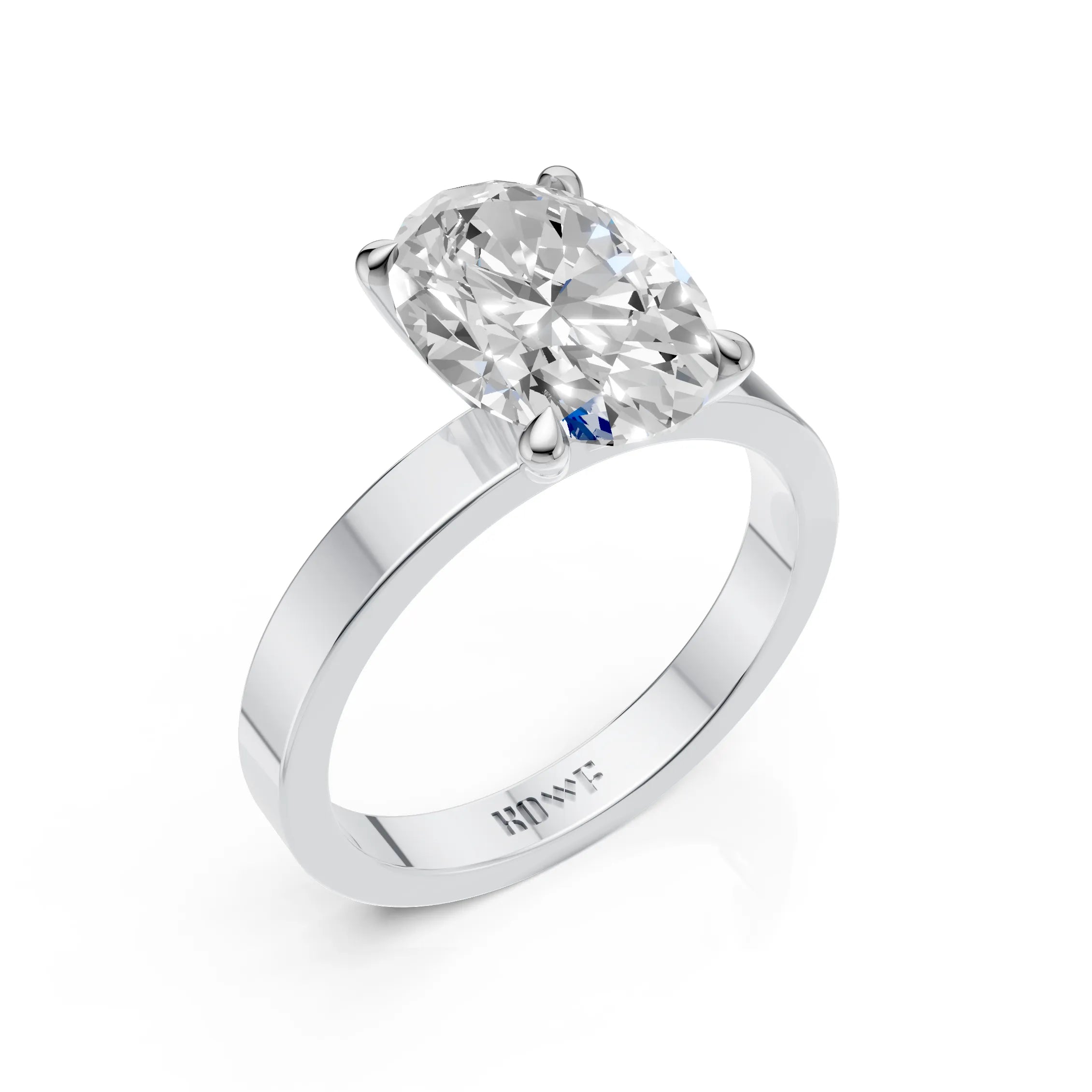 Oval-Cut Solitaire Ring