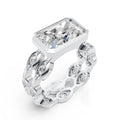 Imperial Emerald Link Ring