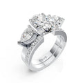 Oval & Pear Diamond 2-in-1 Ring