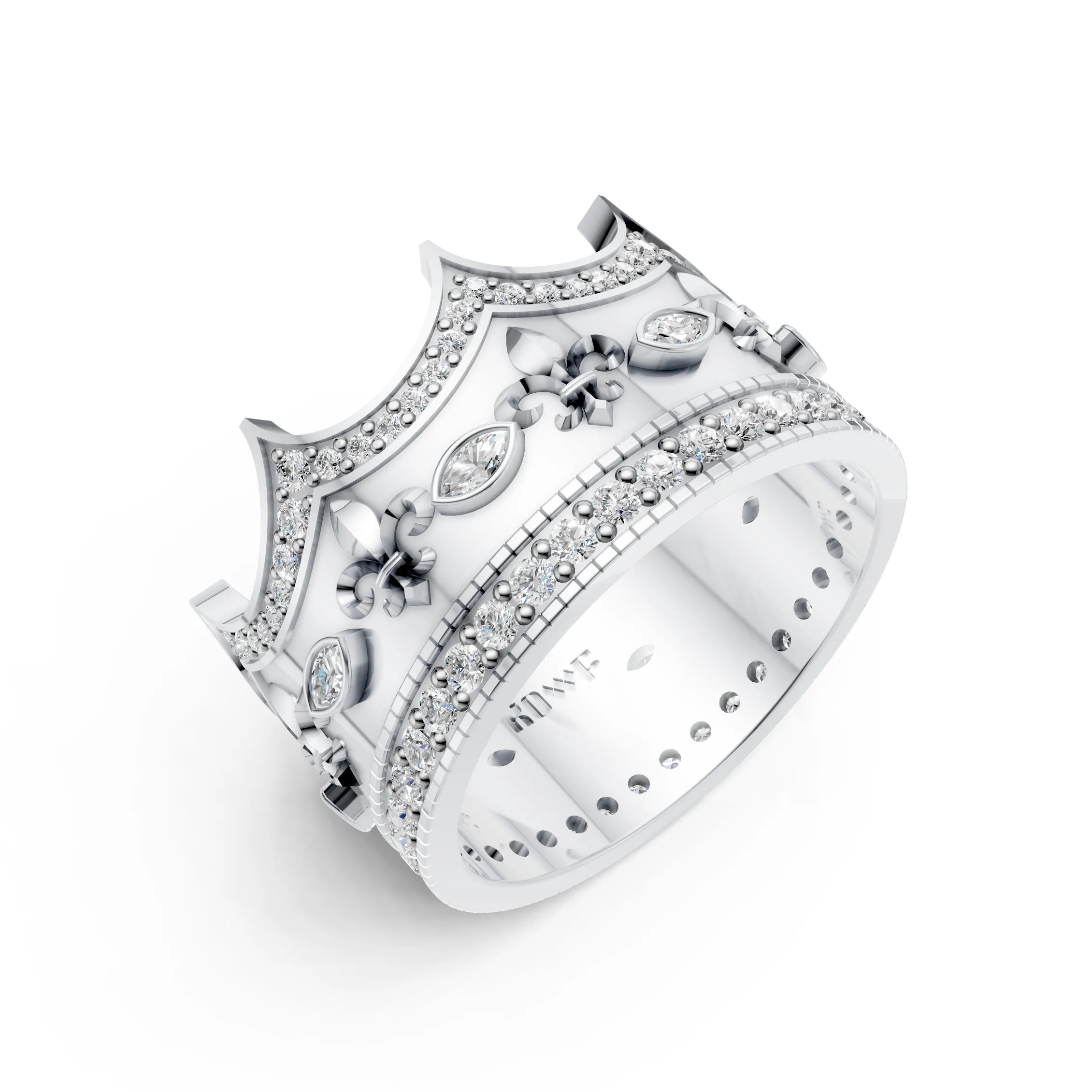 Royal Crown Ring with – Regal Elegance for Everyday Kings