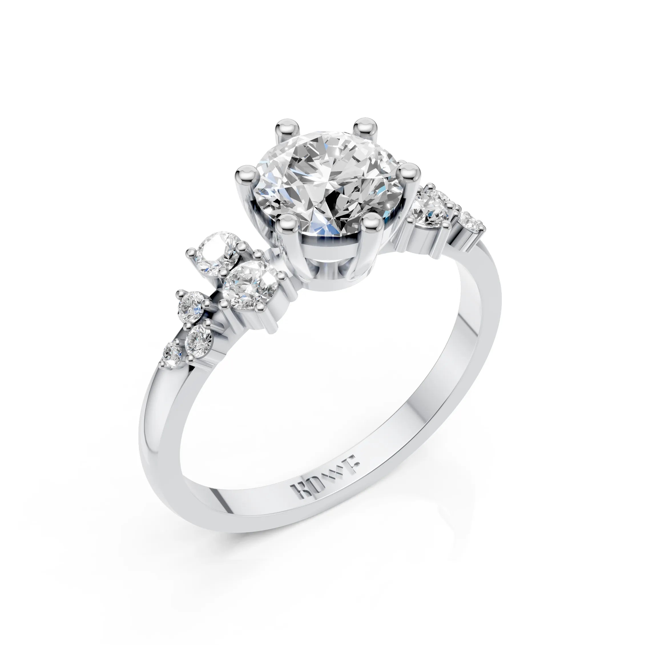 Elegant Round-Cut Ring