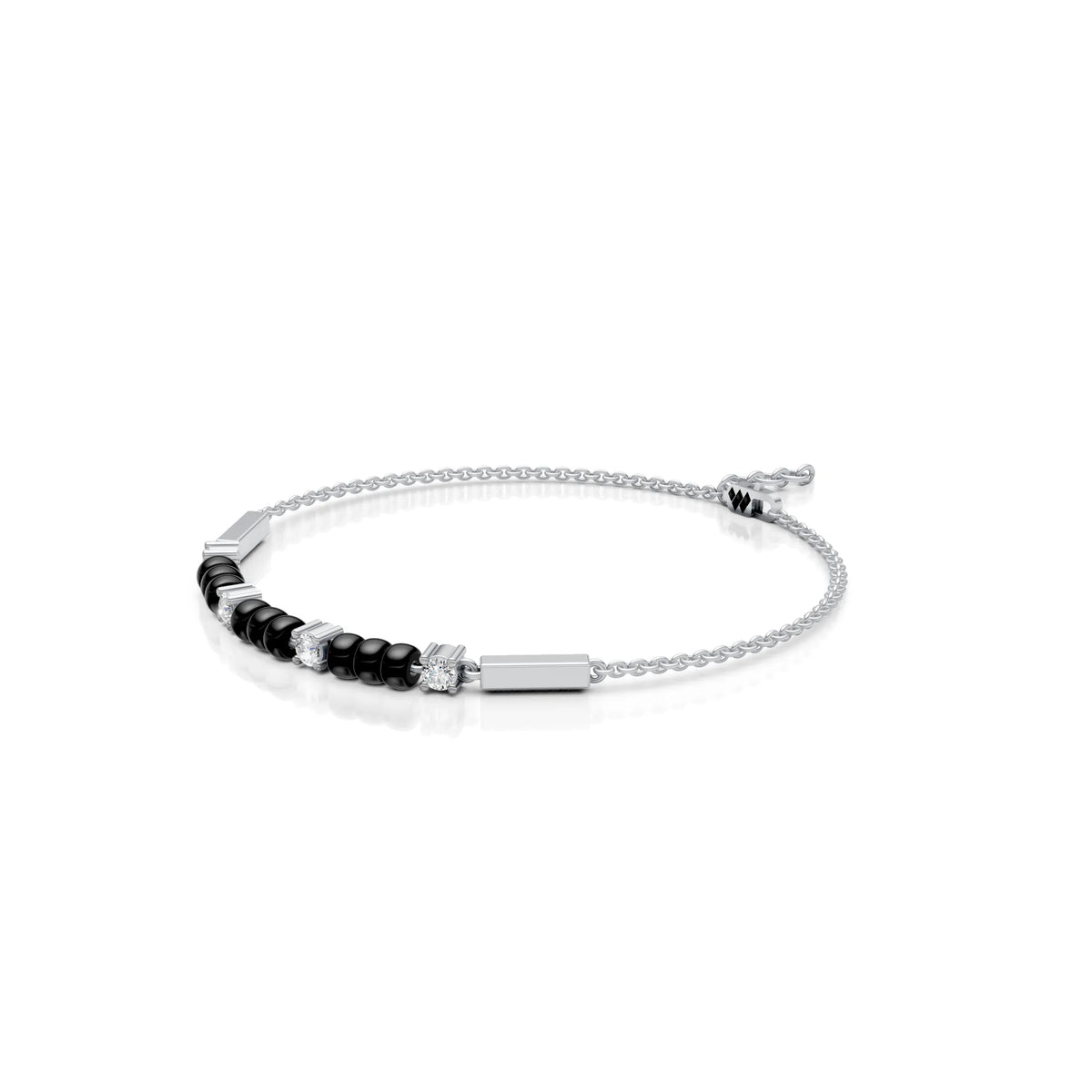 Onyx Rhythm Anklet