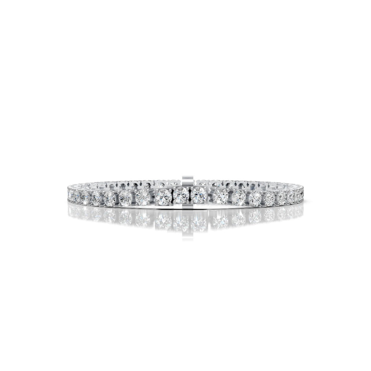 4 MM Round Shaped Tennis Bracelet