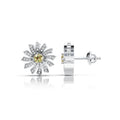 Sunflower Yellow Diamond Earring