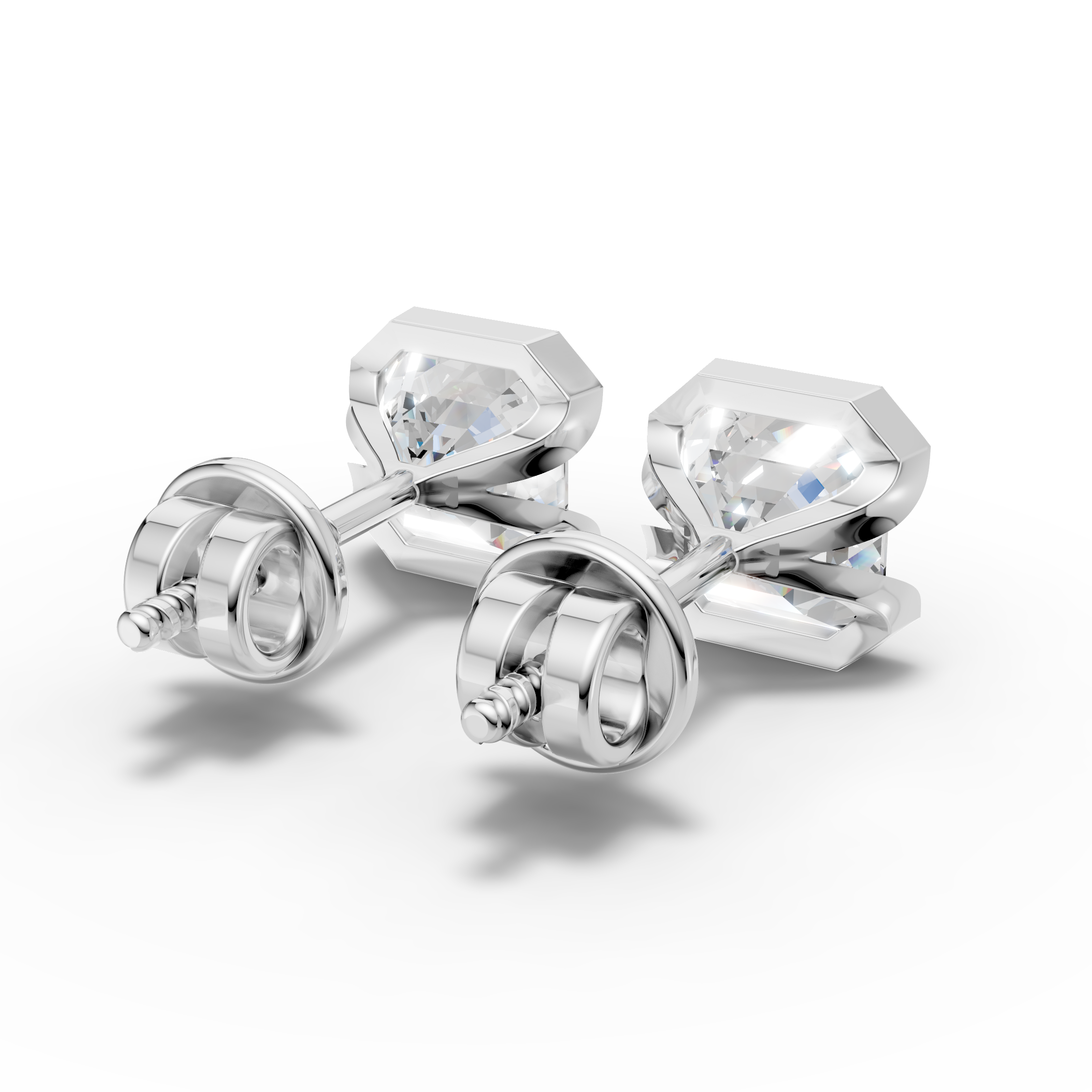 Asscher Vault Earring (1 Pair)