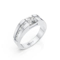 Elegant Princess-Cut Ring