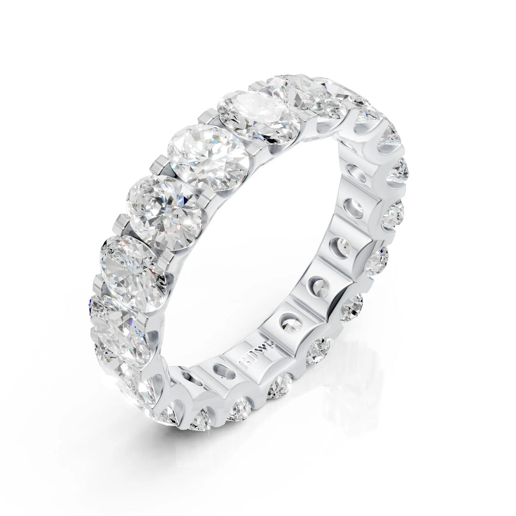 Premium Oval Cut Eternity Ring